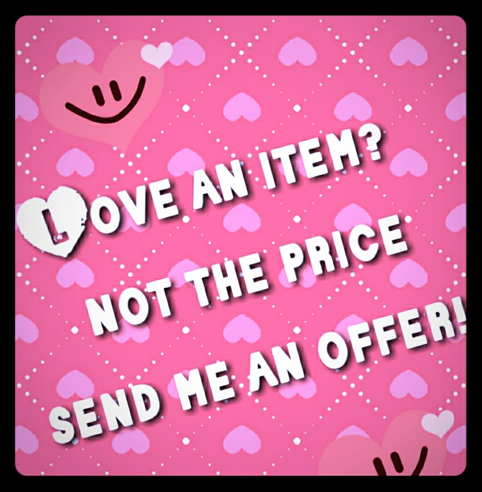 Reasonable offers accepted